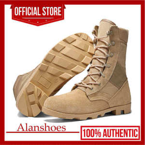 【Ready Stock】2024New Tactical boots Mens Combat Military boots Fashion Tactical Combat shoes Breathable High Top Boots