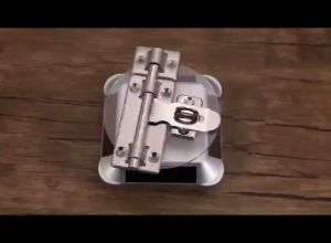 1Pcs Easy-Install Barrel Bolt Lock - Durable Stainless Steel Slide Latch For Doors