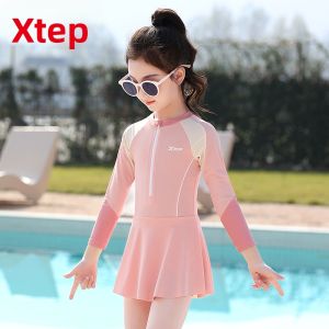 XTEP | Bộ Đồ Bơi Dài Tay Cho Bé Gái