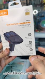 ORIGINAL LDNIO BLUETOOTH FM TRANSMITTER DUAL USB CHARGER QC3.0 AUTO ID (C706Q)