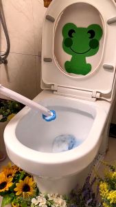 Berus Tandas Pakai Buang | Berus Tandas Gantung Dinding | Alat Pembersih Tandas Disposable dissolve Toilet Brush Wall-Mounted Cleaning Tool for Bathroom Replacement Brush Head Wc Accessories berus tandas Bathroom Durable Soft Bristle Reusable