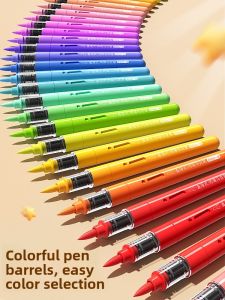 MINGZHUO | Non-staining Washable Erasable Art Marker Set 24 Colors