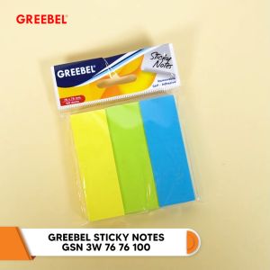 GREEBEL Sticky Notes Kertas Catatan 100 Lembar (3W 7676100) Note Memo Alat Tulis Kantor