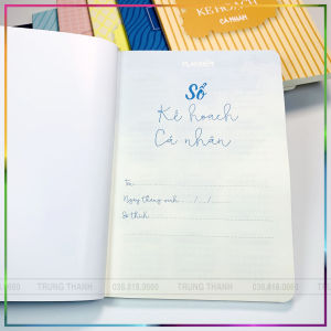 Sổ kế hoạch cá nhân Sổ planner 2024 120 trang có lịch 2024