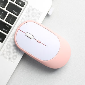 Chuột Quang Không Dây 2.4GHz 4 Nút Không Dây USB Nano Thu Tín Hiệu Cho Máy Tính Để Bàn Laptop Máy Tính Windows Hướng Tay Phải