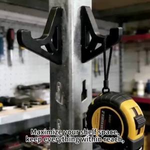 petite2pcs Heavy-duty Shelving Hook Ideal For Workshops Garages And Home Offices Expanding Storage Space Utility Hooks
