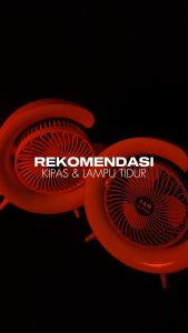 Kipas Angin Meja F13 USB Rotasi 180° Lampu RGB Kapasitas Baterai 1800 mAh