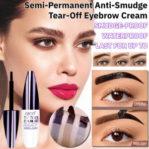 Semi-Permanent Anti-Smudge Tear-Off Eyebrow Cream Natural Shaping Waterproof Eyebrow Gel Long Lasting Eyebrow Enhancer Make Up