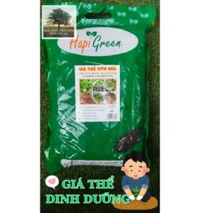 GIÁ THỂ MÙN DỪA HAPIGREEN ĐÃ QUA XỬ LÝ CHUYÊN DÙNG TRỒNG RAU MẦM - TÚI 2kg