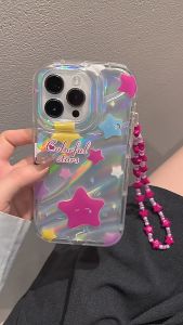 Casing Ponsel gelang laser untukiPhone15 12 11 13 14Pro Max 6S 7 8Plus SE2020 XSMax XR Dengan gelang