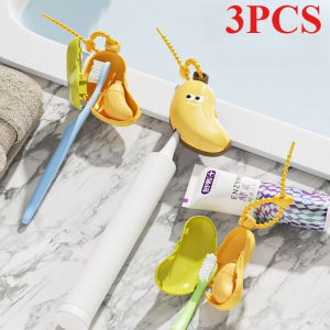 Portable Toothbrush Holder Must-have Travel Toothbrush Protective Cap Cute Banana Hiking Camping Brush Cap Case Brush Holder