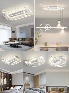 HAOZHAO | Modern Simple Style Bladeless Fan Ceiling Light
