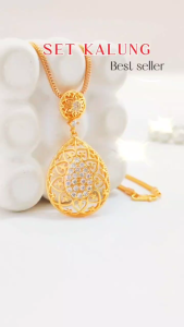 Nice Jewelry Kalung dewasa perhiasan lapis emas gold KL 178