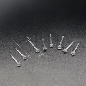 Resin Earrings Transparent Sleeping Womens Style No Need to Remove Ear Jewelry Fashionable Decorations for Students