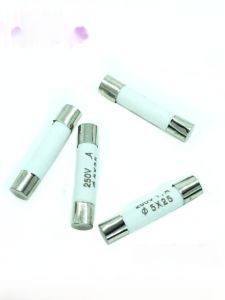 Huayucai R055 Ceramic Fuse 5*25mm 0.5A/1A/2A/3A/4A6A10A20A RO55 250V 5X25 Electronic Components Market Circuit Protection