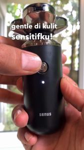 Senus Electric Travel Shaver for Men pencukur jenggot kumis rambut mini