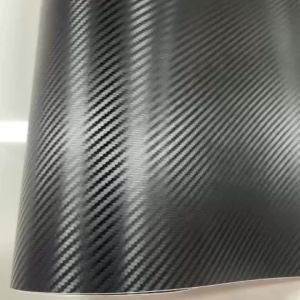 Cuộn Phim Vinyl Sợi Carbon 3D Đen Cao Cấp Tự Dính Dễ Bóc Dán Trang Trí Xe Hơi Rộng 15cm Chất Liệu PVC