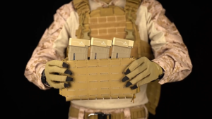 Oiking ARC V3 Multi-Purpose Triple 5.56 Mag Pouch 6*3 Molle/PALS System Panel with Multiple Quick Release Buckle for Outdoor Wargame Hunting Equipment Storage