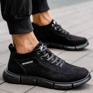 Warrior Mens Shoes Abrasion Resistant Non-Slip Hiking Shoes Casual Sports Suede Protective Shoes Outdoor Work Clothes Work Work Shoes