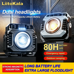 LiitoKala LF-786 Portable Work Light Strong Endurance Rechargeable Electromagnetic Suction Bright Lighting for Multiple Applicat