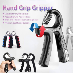 【Ready Stock】Adjustable Resistance Hand Grip Gripper Wrist Arm Finger Forearm Strengthener Exercise Gym Power Fitness 手指握力器