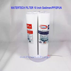 Filter Air/Saringan Air/Cartridge filter sedimen PP/ WATERTECH/ KOLON/ NANOTEC 10 Inch - ukuran 13510 Micron