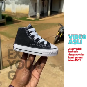 New Bestseller Sepatu Sekolah Anak Converse01 All Star Hitam Sneakers Baby Anak Sepatu Anak Usia TK SD Sepatu Anak NB Sepatu Kasual Anak Warior