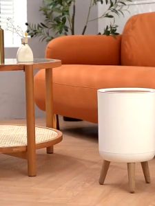 Tempat Sampah Fashion Trash Bin High Pressing Type Size L - TG3390 - White