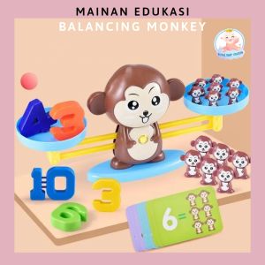 Mainan Edukasi Monkey Balancing Matematika Seru