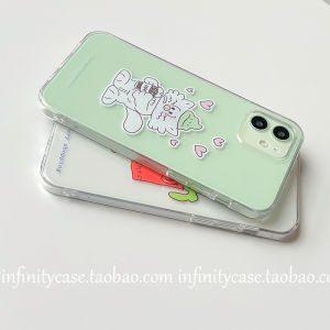 Ins Style Cute Little Kitten Dog Phone Case Soft TPU Protective Cover for  12 13Promax 14Plus 16 17Promax Digital Accessories