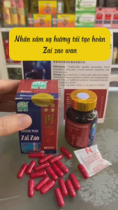 Zai Zao Wan - Nhân Sâm Xạ Hương Tái Tạo Hoàn Hộp 30 viên (Hàng Chính Hãng Date Mới) Xương Khớp