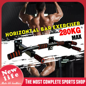 Enhanced Edition Heavy Door wall horizontal bar steel 350 KG household Gym Workout Chin up Pull Up Push Up Training Bar Sport Fitness Sit-ups Fitness Equipment Wall Mounted Heavy Duty Pull Up Bar Wall Mounted Chin Up Bar for Home Gym Fitness Exercise