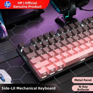 HP | Side Engraved Gradient Aesthetic Wired Mechanical Keyboard