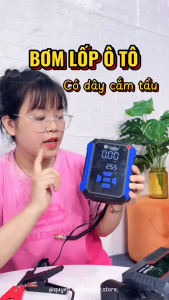 Bơm Lốp Ô Tô Đa Năng Có Dây Cắm Tẩu Chính Hãng Omino Việt Bắc Car Store