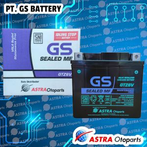 KUALITAS TINGGI GS ASTRA GTZ6V ACCU KERING MOTOR AKI MF SEPEDA HONDA YAMAHA SUZUKI KAWASAKI VARIO 125 VARIO 150 SATRIA FU CBR 150 PCX LEXI YTZ6V GTZ7S MTZ6S
