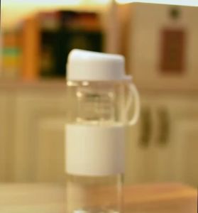 HOME UPGRADE DEPOT Magnetic Tea Cup High Borosilicate Glass+PCTG+Food Grade ABS Magnetic Tea Infuser Tea Water Separation Large Capacity Leak-Proof Wide Opening Sports Water Bottle Portable