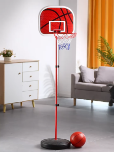 Kids Basketball Hoop Set Adjustable Indoor Outdoor Basketball Goal with Ball Toys for Kids Ages 6+