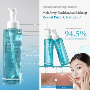 Medicube Zero Blackhead Deep Cleansing Oil 205ml Light texture pore-contracting double function of removing makeup and cleaning.
