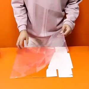 Hộp Mica 2 Ngăn Trong Suốt Đựng Hoa Tiên Hoa Sáp Hoa Tươi Bánh Hoa Quả