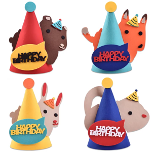 หมวกปาร์ตี้ สำหรับใส่วันเกิด ประดับขนเฟอร์ เหมาะกับงานปาร์ตี้วันเกิด สําหรับผู้ใหญ่ และเด็ก หมวกกระดาษ พร็อพถ่ายรูป