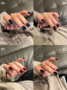 ยาทาเล็บเจลแม่เหล็กสีชมพูแดง WS 10 มล. สีอำพันสวยหรู แบบลอกออกได้ ใช้กับหลอดไฟยูวีและแอลอีดี สำหรับทำเล็บเจลกึ่งถาวร