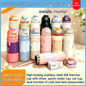 Owala FreeSip Insulated Stainless Steel Water Bottle with Straw BPA-Free Sports 24Oz 32Oz Owala Water Bottle