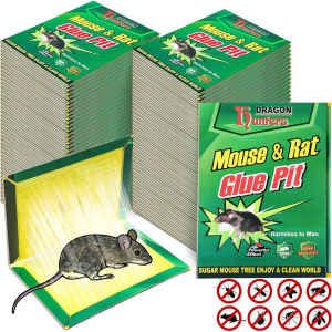 【Homelements】30pcs Sticky Mouse Trap Non-Toxic Sticky Rat Traps Ready To Use Indoors Outdoors Glue Boards for Trapping Rats Spiders Insects