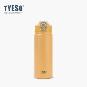 TYESO | Tyeso 600ml Thermoses Stainless Steel Vacuum Insulated Travel Mug Double Wall Thermal Water Bottle with Lid for Hot Cold Drinks