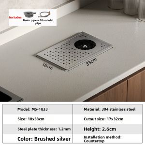 MOSHE | Embedded Automatic Stainless Steel High Pressure Cup Washer