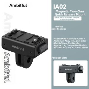 AMBITFUL | Magnetic Quick-Release Mount for Action Camera