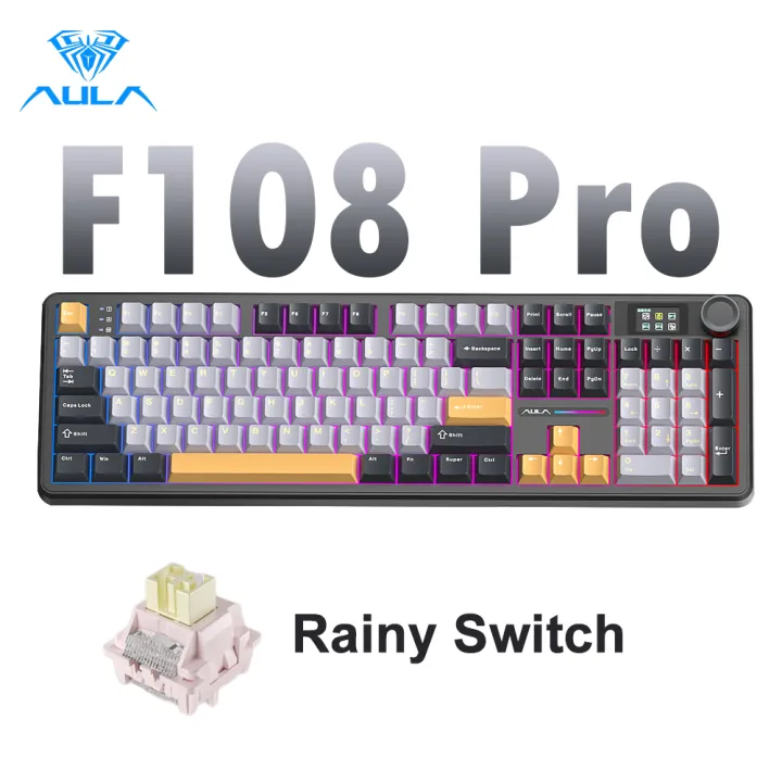 Aula F108/F108Pro Tùy Chỉnh Bàn Phím Cơ 100% Đầy Đủ Phím Bố Trí hot ...
