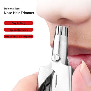 Stainless Steel Manual Nose Hair Trimmer Nose Hair Cleaner Nose Hair Scissor Makeup Tools
