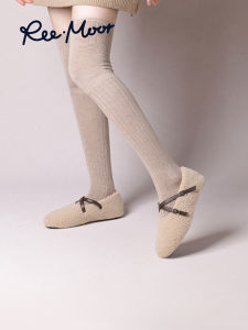Reemoor | Winter New Soft Fur Flat Round Toe Mary Jane Shoes