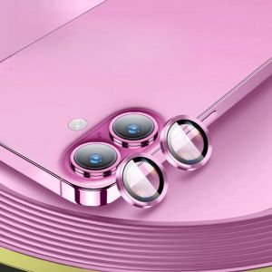 Ống Kính Kim Loại Nhôm Cho iPhone 17/17Air/17ProMax/16/15/15+ Plus Kính Cường Lực Bảo Vệ Camera Sau Tương Thích Với Nhiều Mẫu Máy
